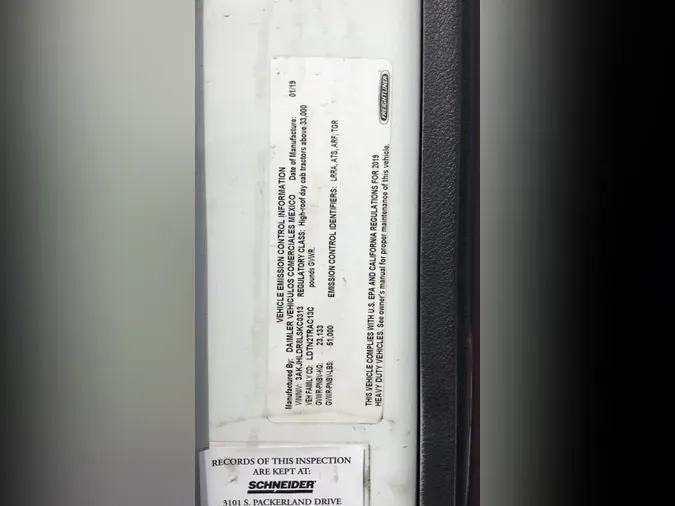 2020 Freightliner Cascadia 126595f7a3e82a1ff2bb58f013a71676620