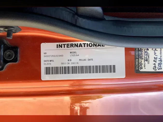 2020 INT LT625 6x4
