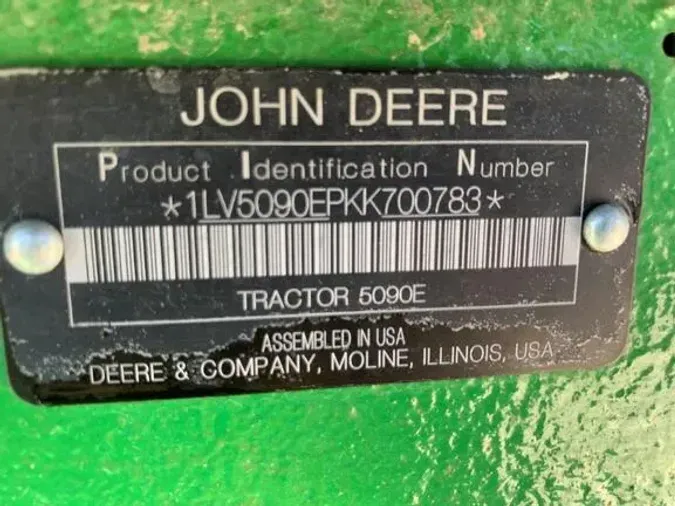 2019 John Deere 5090EL