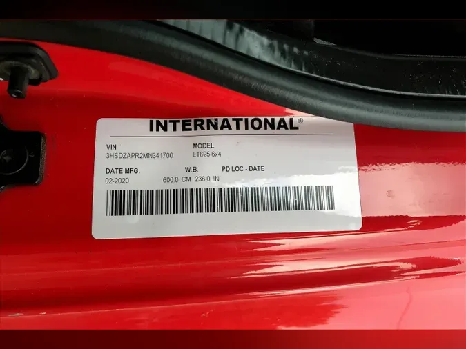 2021 INT LT625 6x4