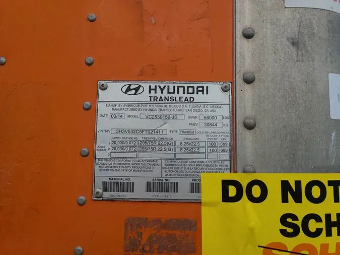 2015 Hyundai VC2530152-JS