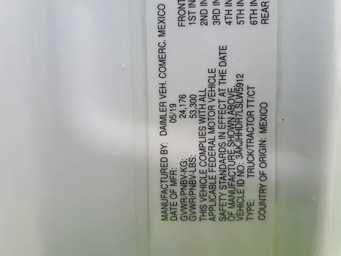 2020 FREIGHTLINER/MERCEDES NEW CASCADIA PX12664