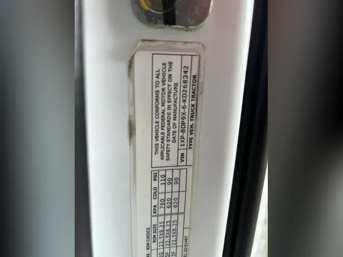 2019 Peterbilt 579