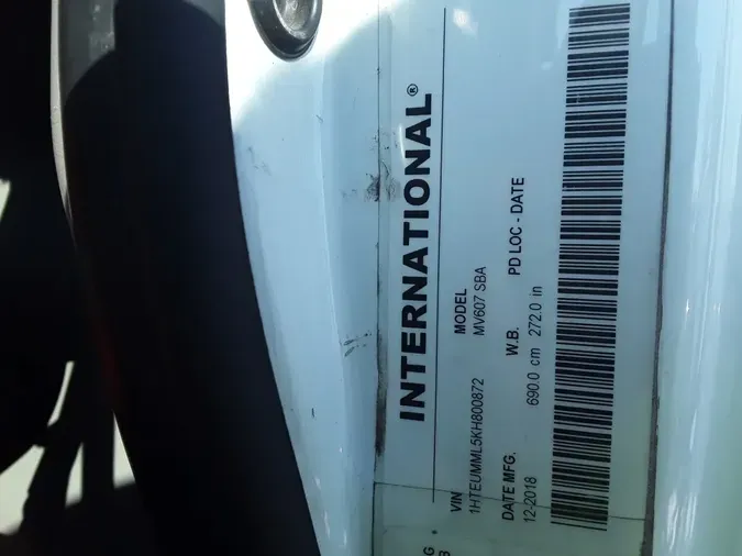 2019 NAVISTAR INTERNATIONAL MV607 (4X2)