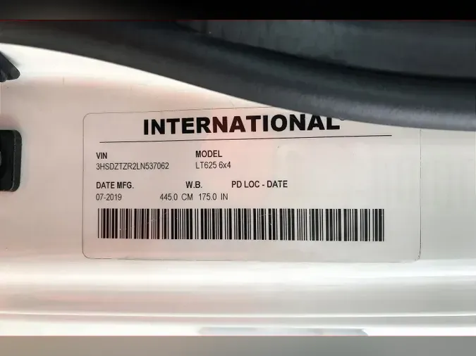 2020 INT LT625 6x4