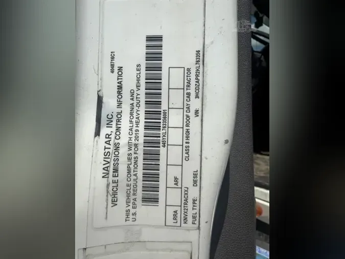 2019 INTERNATIONAL LT5c89f46d29f01e0298cc95de65da989e