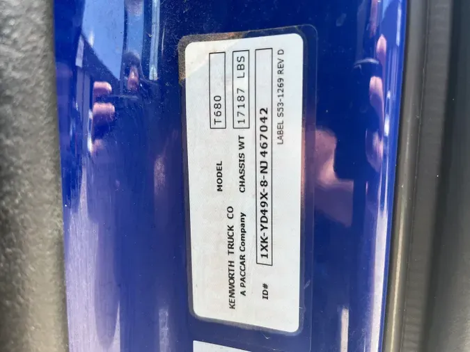 2022 Kenworth T680