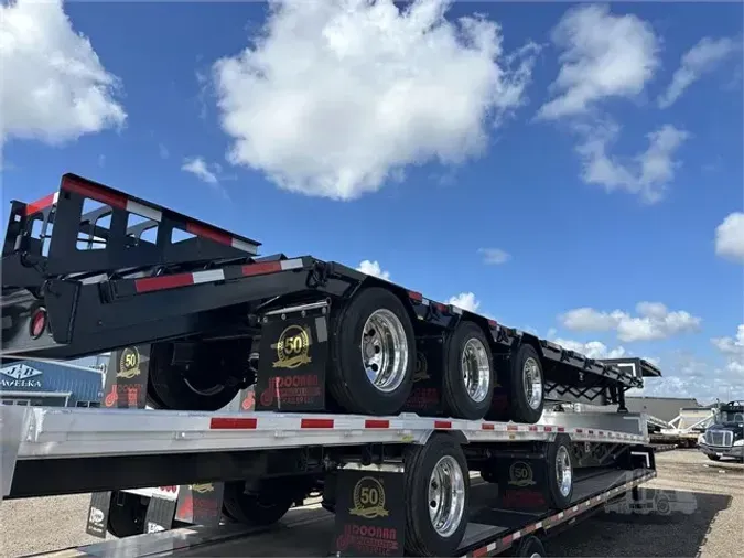 2025 DOONAN 53X102 THREE AXLE DROP DECK WITH DOVETAIL AND RAMP