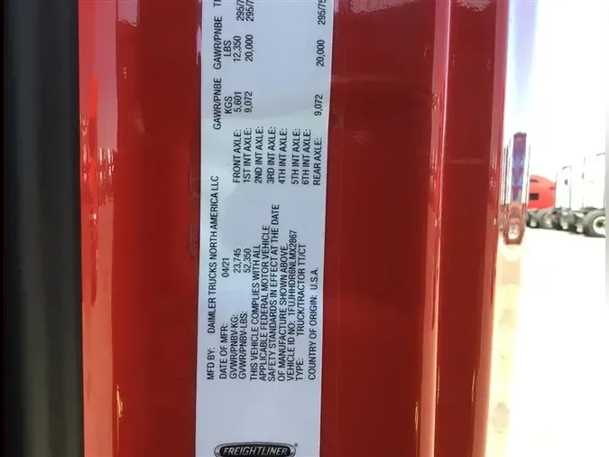 2022 FREIGHTLINER CA126