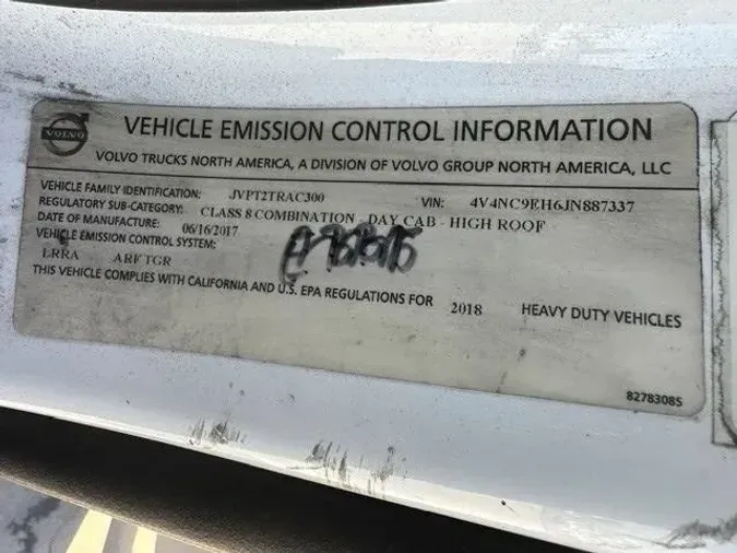 2018 Volvo VNL3005de08597240a704eaed28a53f67a16c0
