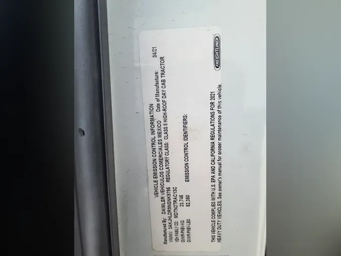 2022 FREIGHTLINER/MERCEDES NEW CASCADIA PX126645df59b0c8909987485862616d0886ba9