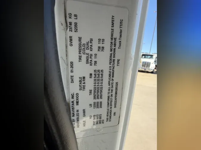 2021 International LT625