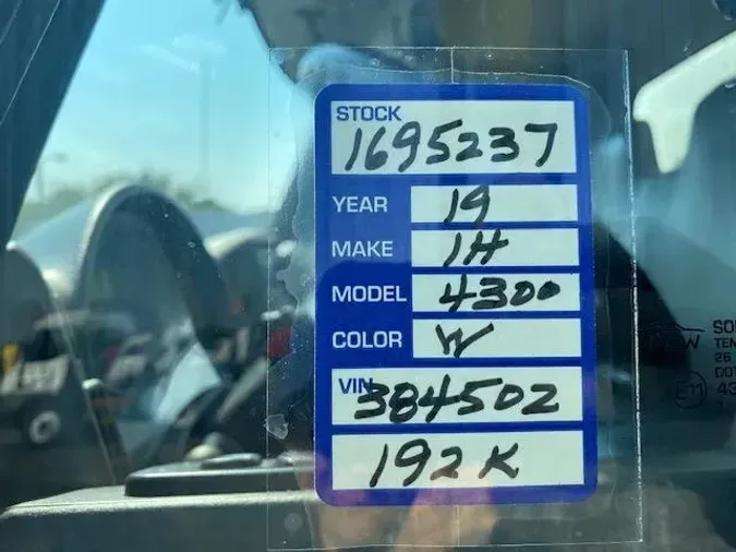 2019 International 4300