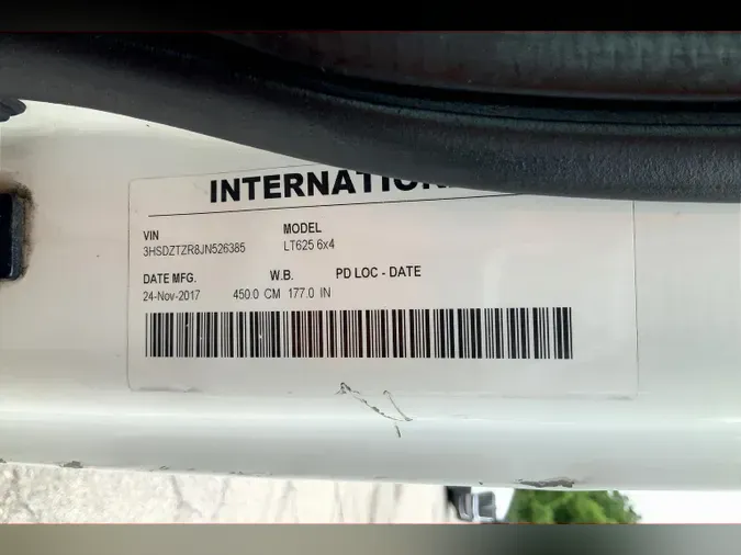 2018 INT LT625 6x4