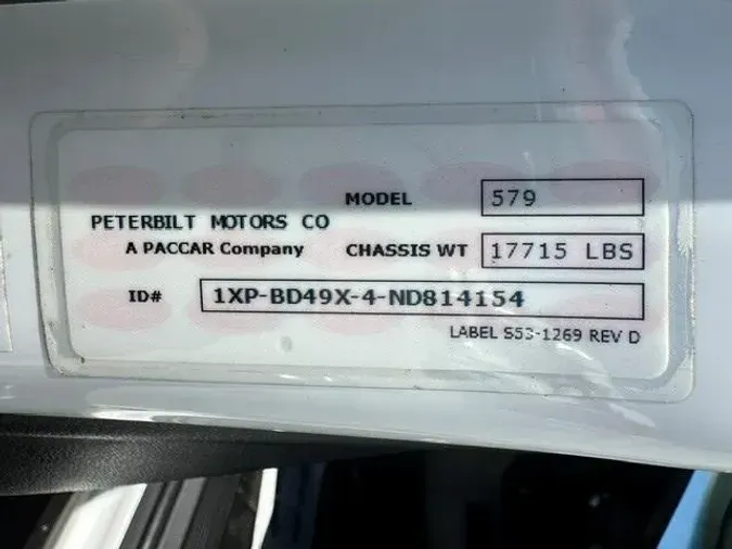 2022 Peterbilt 5795f79b0101b1f6b3ef2ef031cb854d161