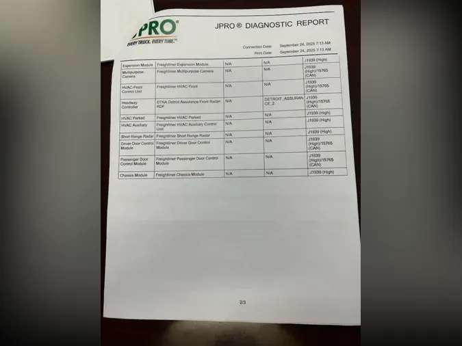 2020 FREIGHTLINER/MERCEDES NEW CASCADIA 116