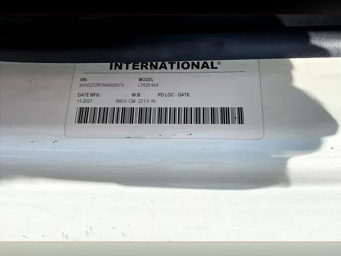 2022 INT LT625 6x4