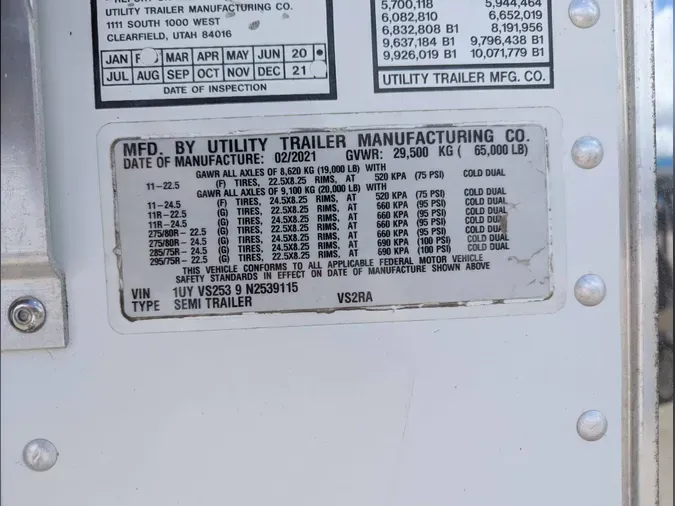 2022 UTILITY VS2RA