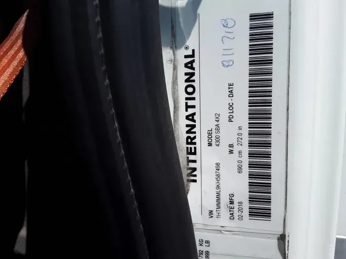 2019 NAVISTAR INTERNATIONAL 4300