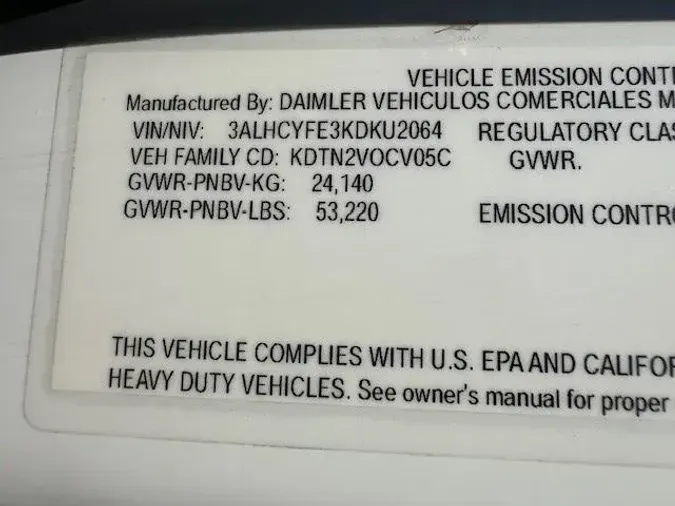 2019 Freightliner Business Class M2 106