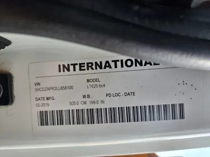 2020 International LT625