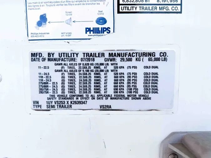 2019 UTILITY VS2RA