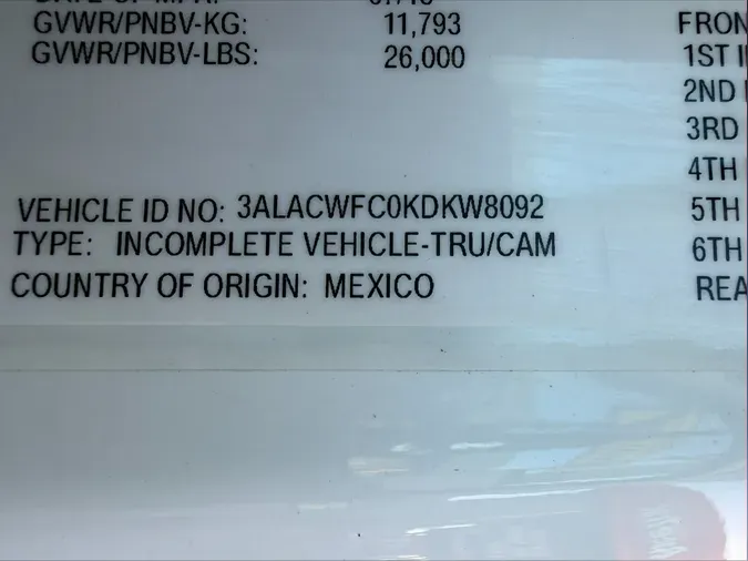 2019 Freightliner M2