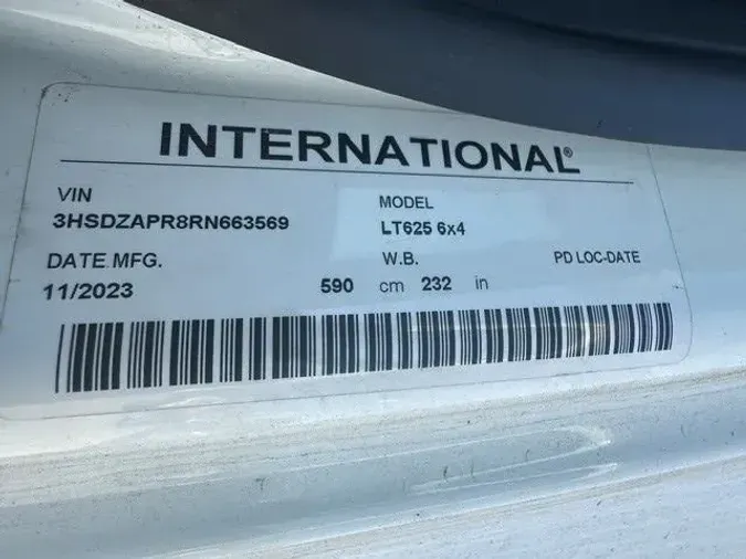 2024 International LT625