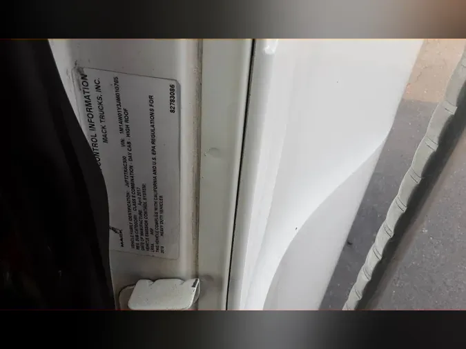 2018 Mack CXU (PINNACLE)669ad7487308289a491191ff80c3a384