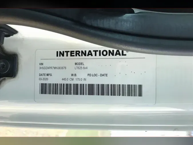 2021 INT LT625 6x4