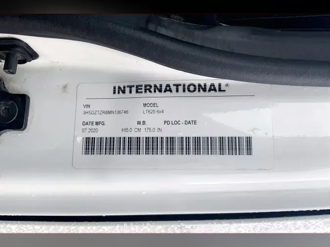 2021 INT LT625 6x4