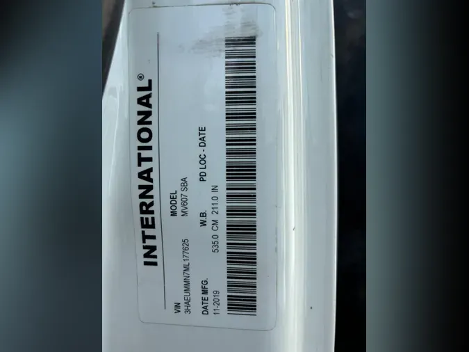 2021 International MV607