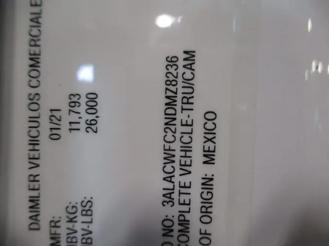 2022 FREIGHTLINER/MERCEDES M2 106