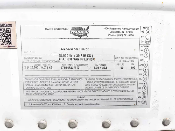 2008 WABASH WA-REF