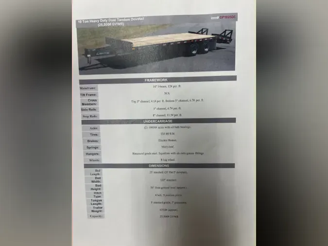 2025 ECONOLINE DP1025D
