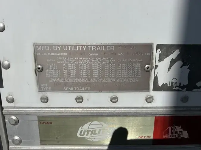 2013 UTILITY 53 FT REEFER