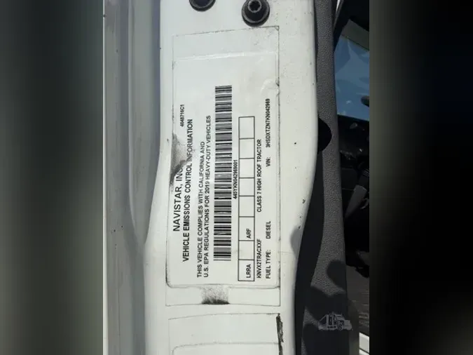 2019 INTERNATIONAL RH6dd192e0d39d78ec43b3985151461fc7