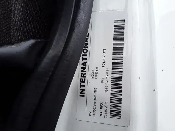 2019 NAVISTAR INTERNATIONAL LT625 SLPR CAB6e8387c603b84680e288cca66ff002fa