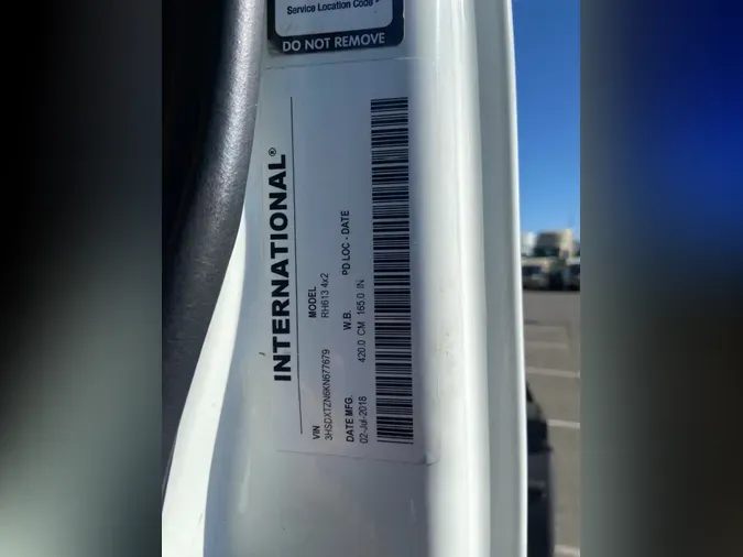 2019 NAVISTAR INTERNATIONAL RH613 DAYCAB S/A