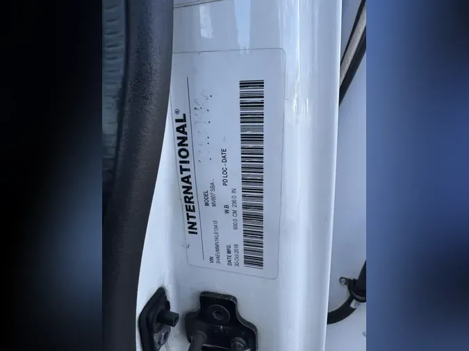 2019 International MV607