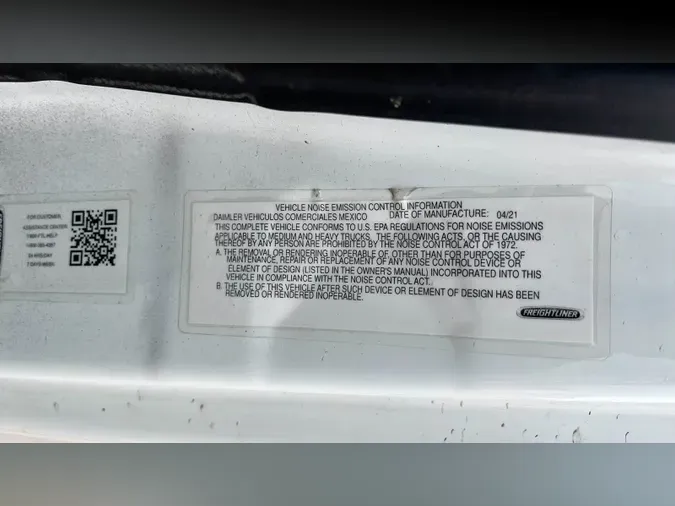 2022 Freightliner Cascadia 126