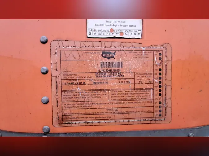 2014 Wabash DVHDHPC708809469fb44126f955f5c360c6fc4e