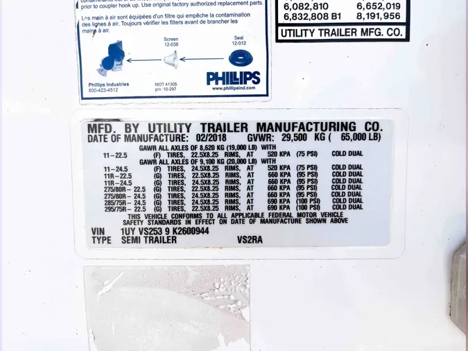 2019 UTILITY VS2RA70dc904c0a2bd096dafcedb5e953874a