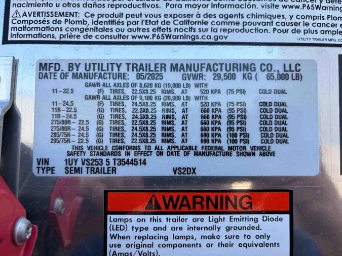 2026 UTILITY VS2DX