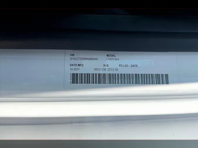 2022 INT LT625 6x4
