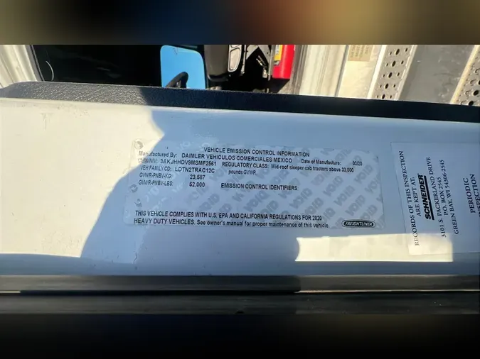2021 Freightliner Cascadia 126