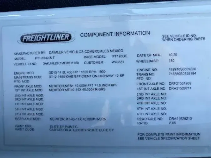 2021 Freightliner Cascadia719aca2efb489a5132ec5d6515d744fe