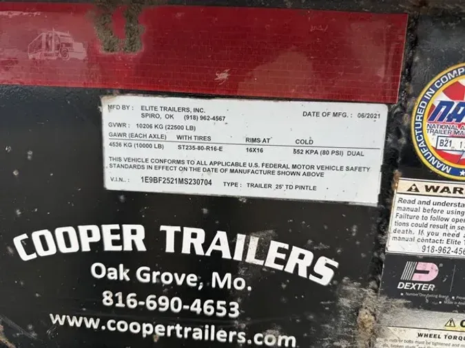 2021 ELITE TRAILERS INC 72790fe226013e7bc4402fe237809e53