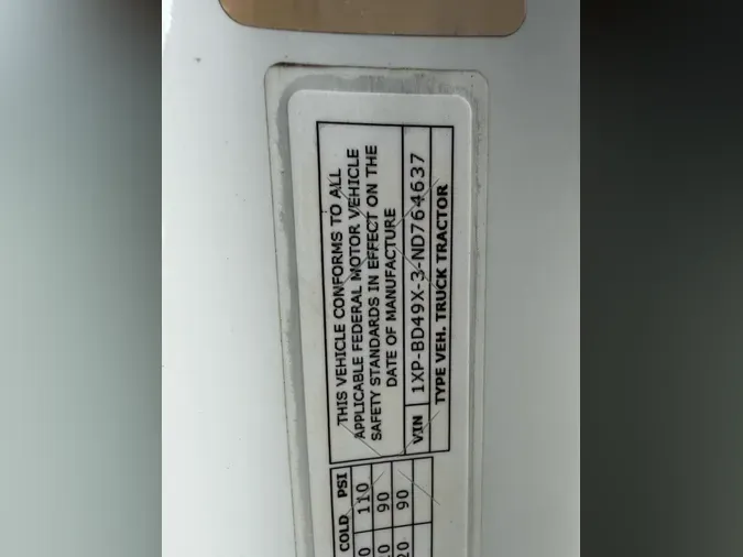 2022 Peterbilt 579729a26d5d9d63a601b2875485e246388