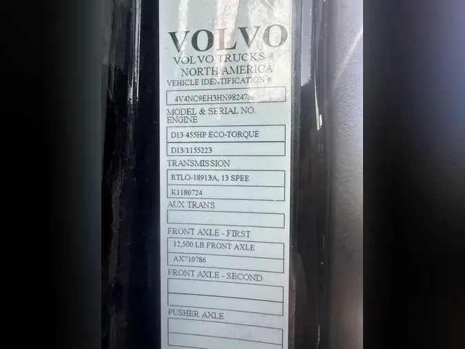 2017 Volvo VNL78072abe9d0a67df710dad38efbf6a323f6